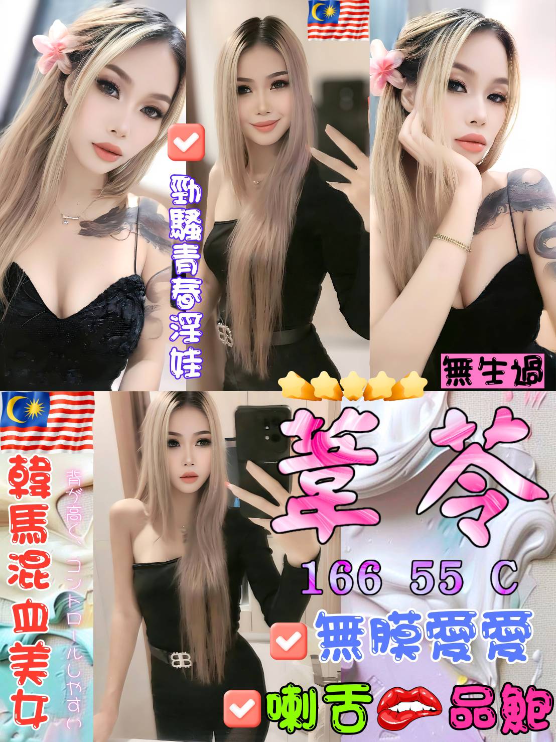 嘉義東區外送茶 櫻花 170/53/27/36E 臺荷蘭混血